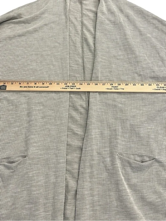 Anthro Donni OS Plus Beige Duster Cardigan Coastal Minimalist Lounge Pockets - Picture 10 of 10